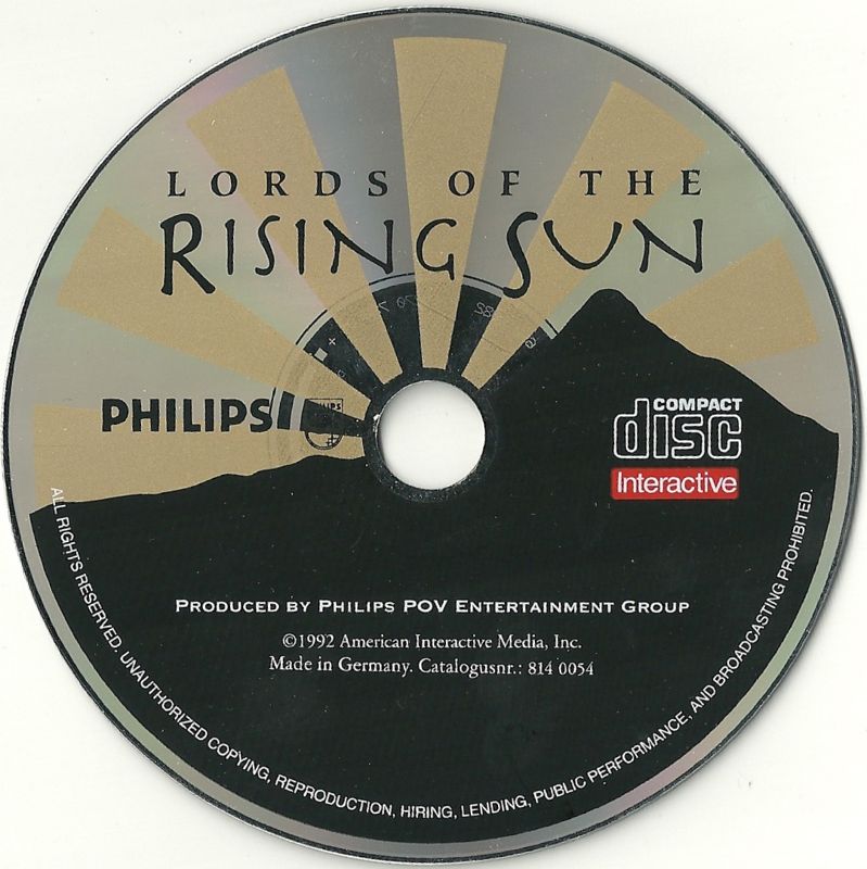 Lords of the Rising Sun box art for CD-i